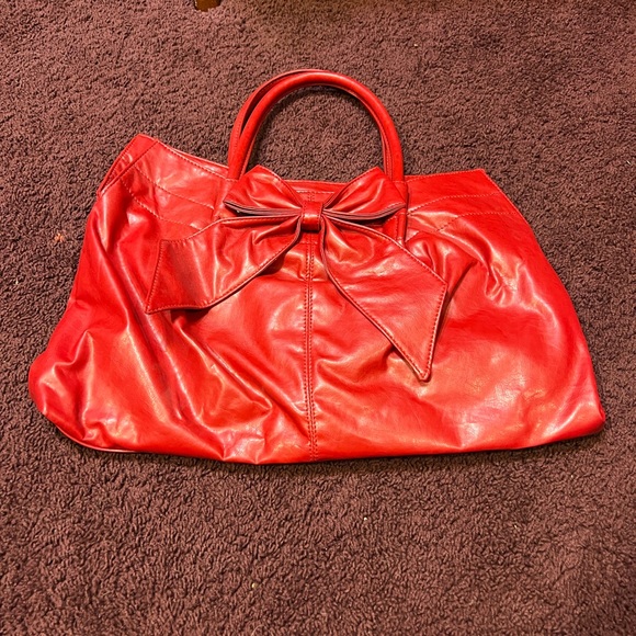 Cato Handbags - Pretty red purse with huge bow on front from Cato !